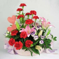 Flowes For Mother Basket